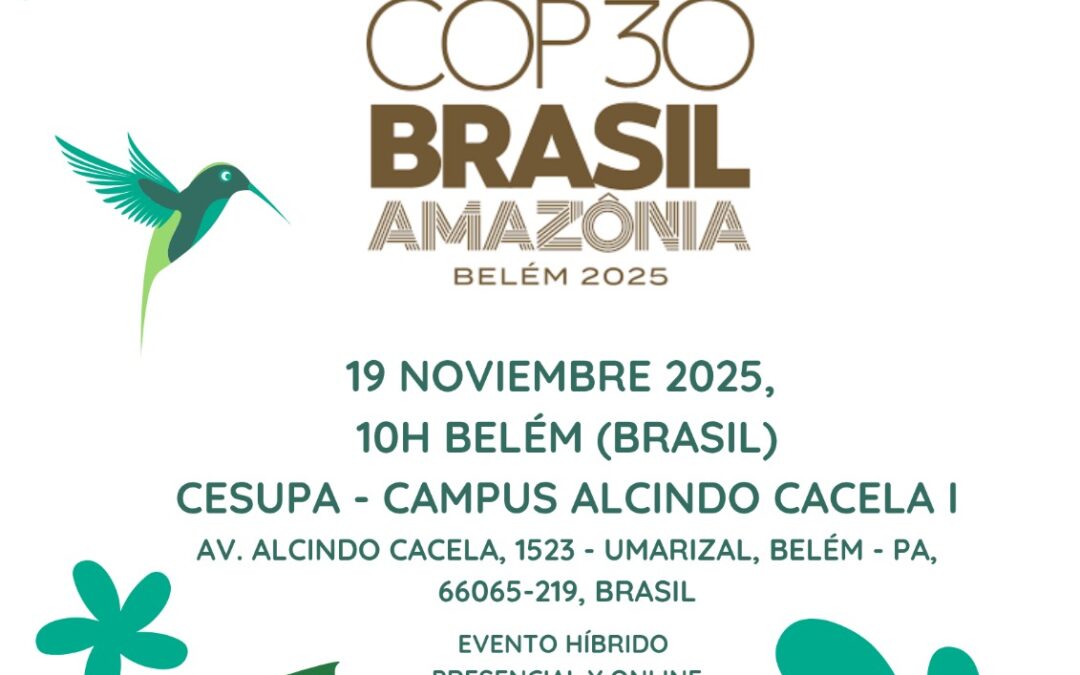 La Fundación INEA lleva su experiencia de ecología integral a la COP30 de Belém