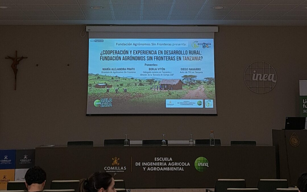 Fundación INEA acoge una conferencia de Agrónomos Sin Fronteras sobre cooperación agraria en Tanzania