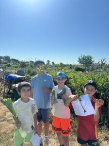 Campistas campamento Fundación INEA ECO-CHEF