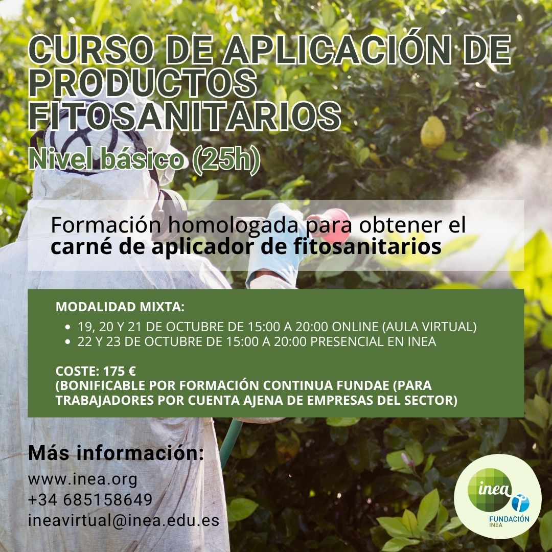 Aplicación fitosanitarios básico Valladolid